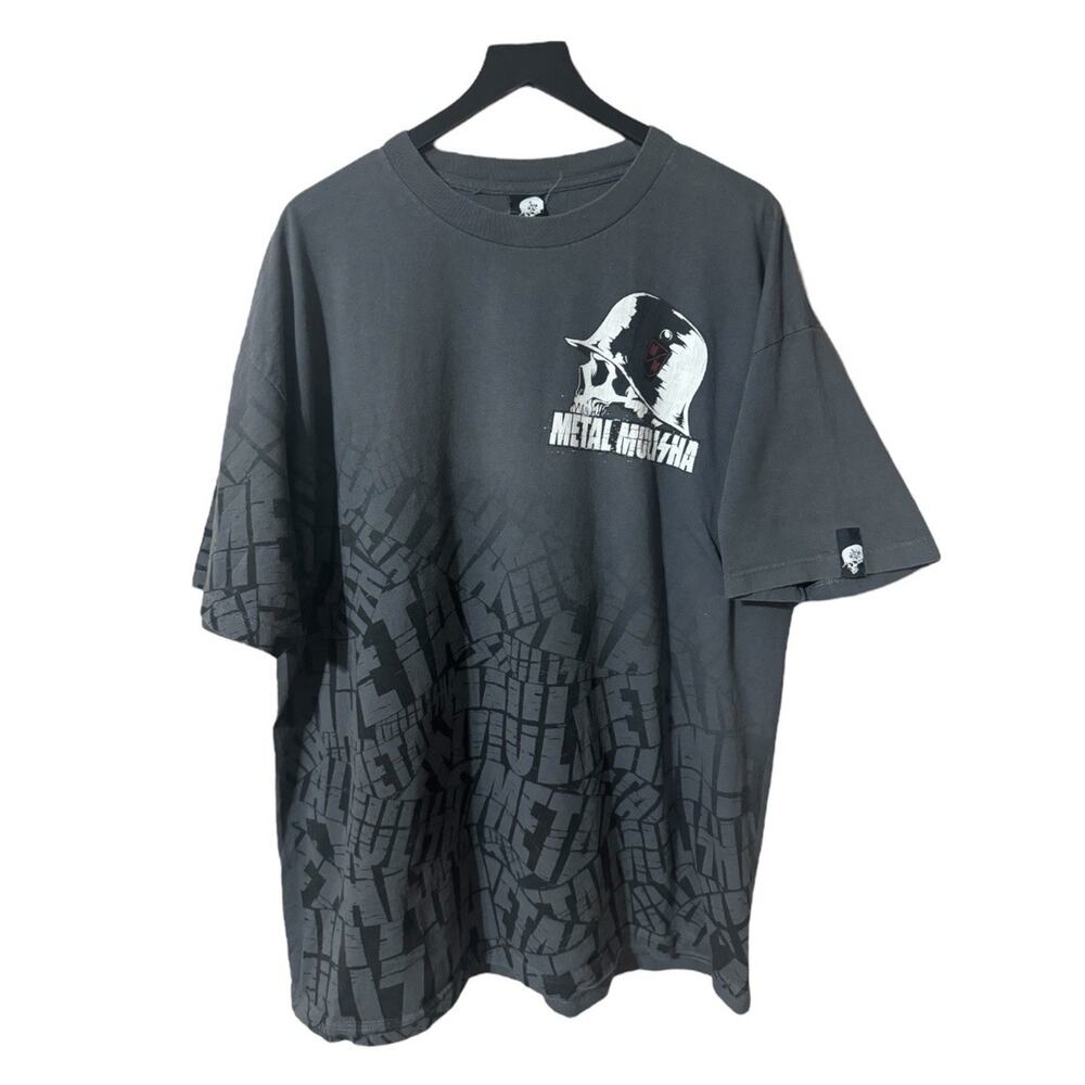 Metal Mulisha vintage Shirt Mens 2XL XXL Black Logo Skull Graphic Adult Y2k